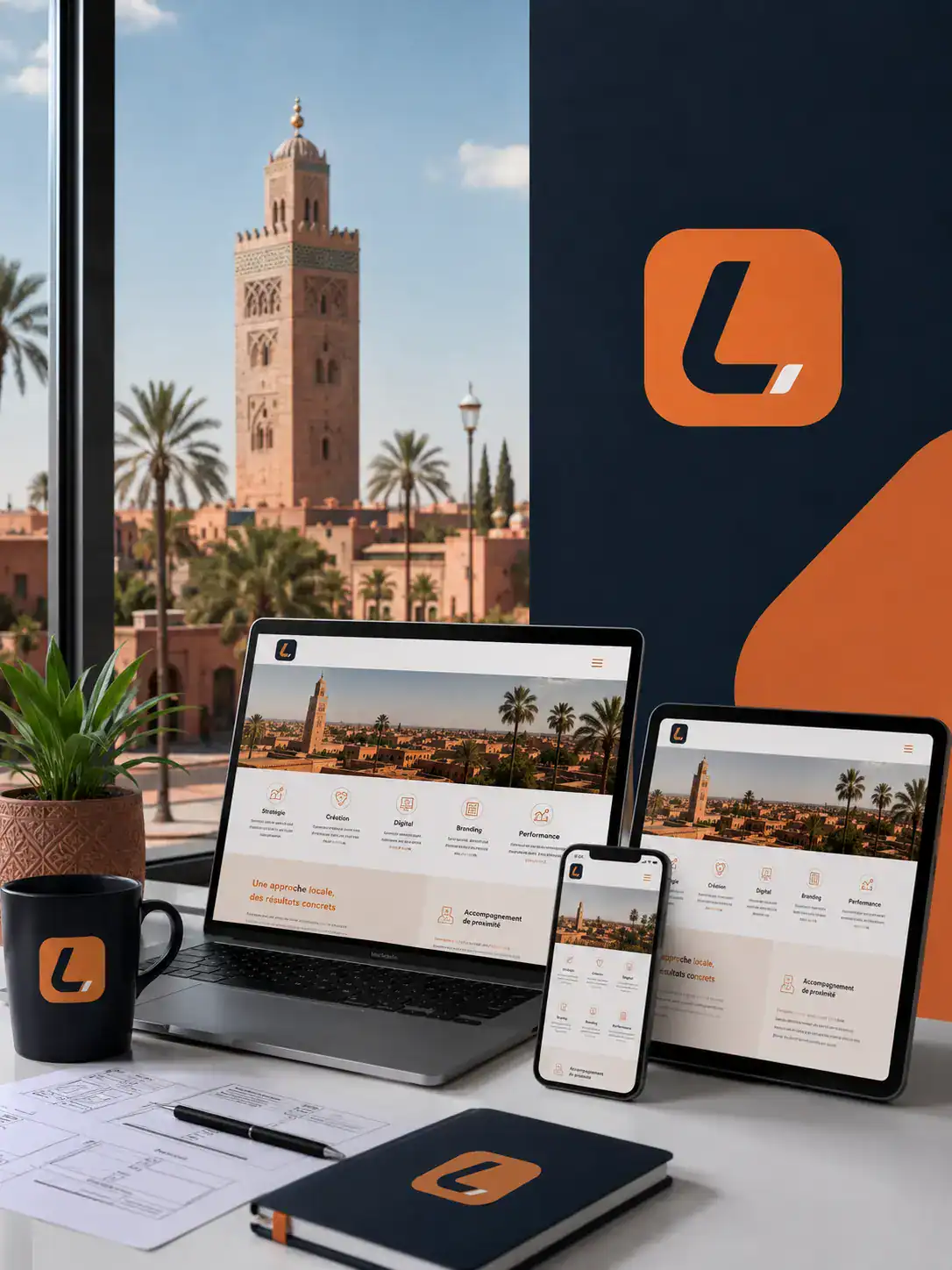 Réalisation de notre agence de communication à Marrakech