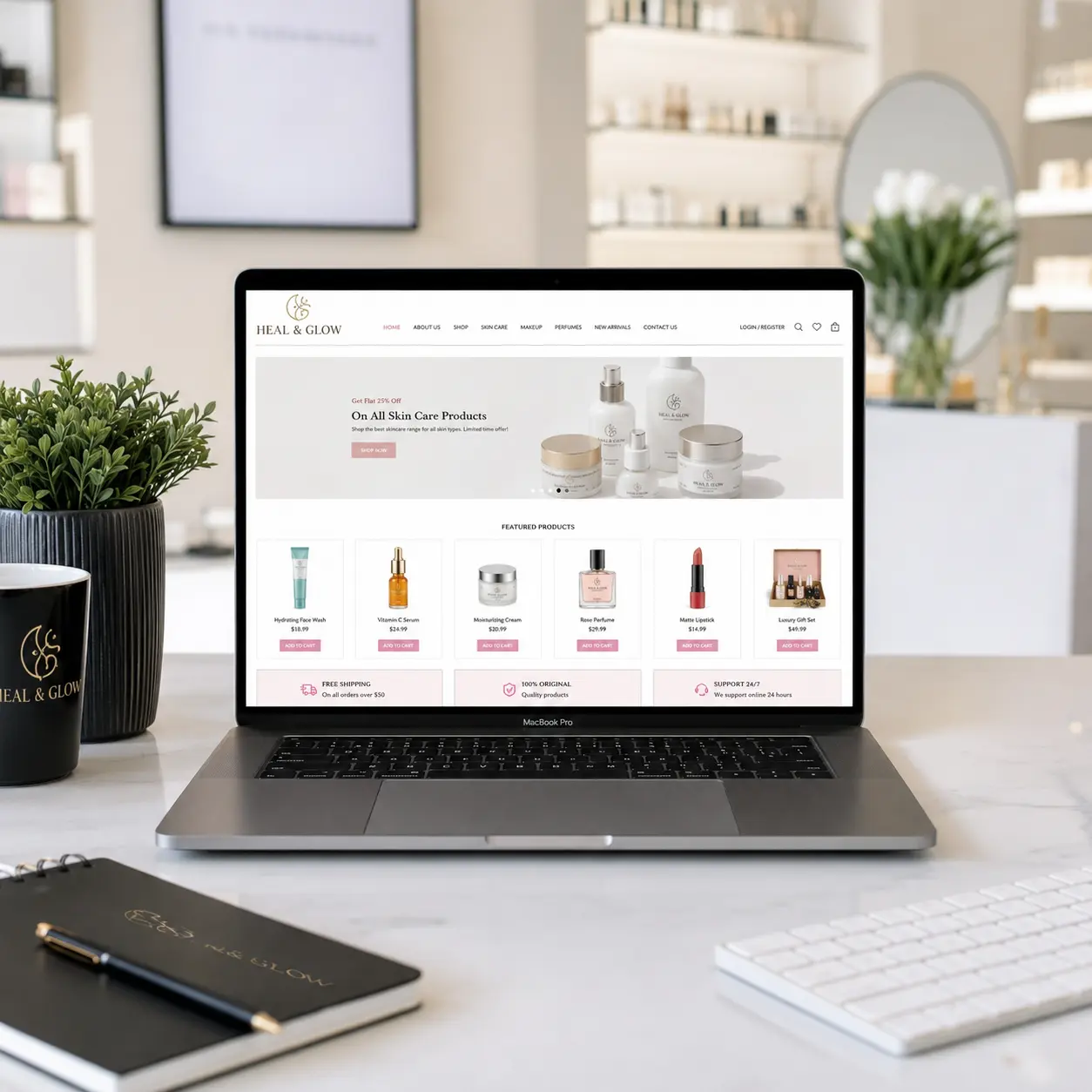 Avant un pack marketing Clever Marketing - présence digitale non optimisée