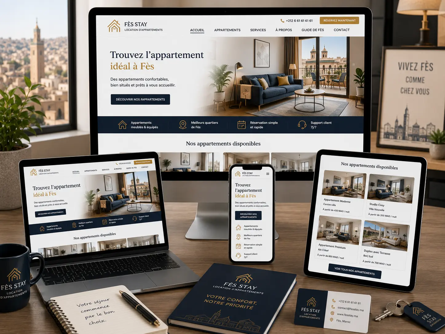 Marketing immobilier - agence de location d'appartements