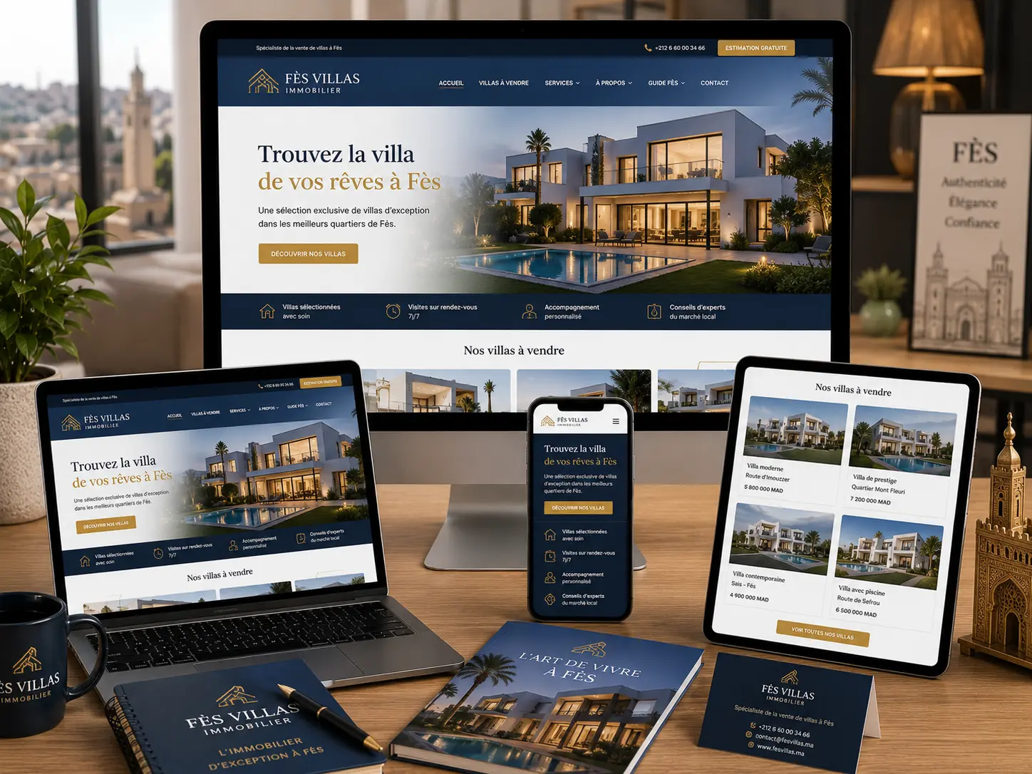 Marketing immobilier - agence de vente de villas à Fès